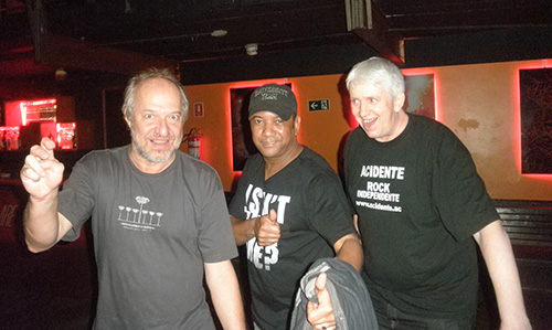 Acidente 2014 na noite do Rio: Paulo Malria, Zunga Ezzaet e Scubi Jenn