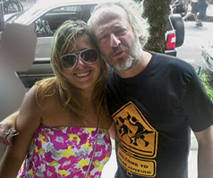 Paula Delfino e Paulo Malria