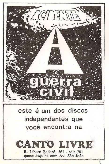 Filipeta da loja Canto Livre Filipeta da loja Canto Livre