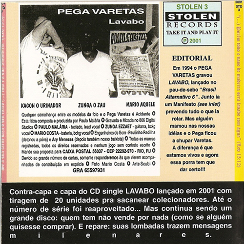 Pega Varetas original cover