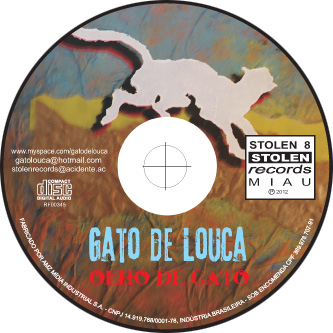 rtulo do CD Olho
                            de Gato